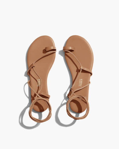 Jo Leather Sandals in Hazelton - TKEES