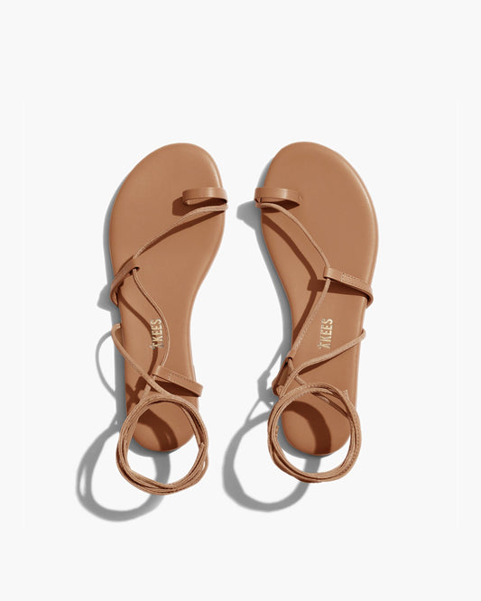 Jo Leather Sandals in Hazelton - TKEES