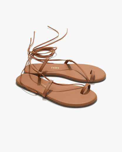 Jo Leather Sandals in Hazelton - TKEES