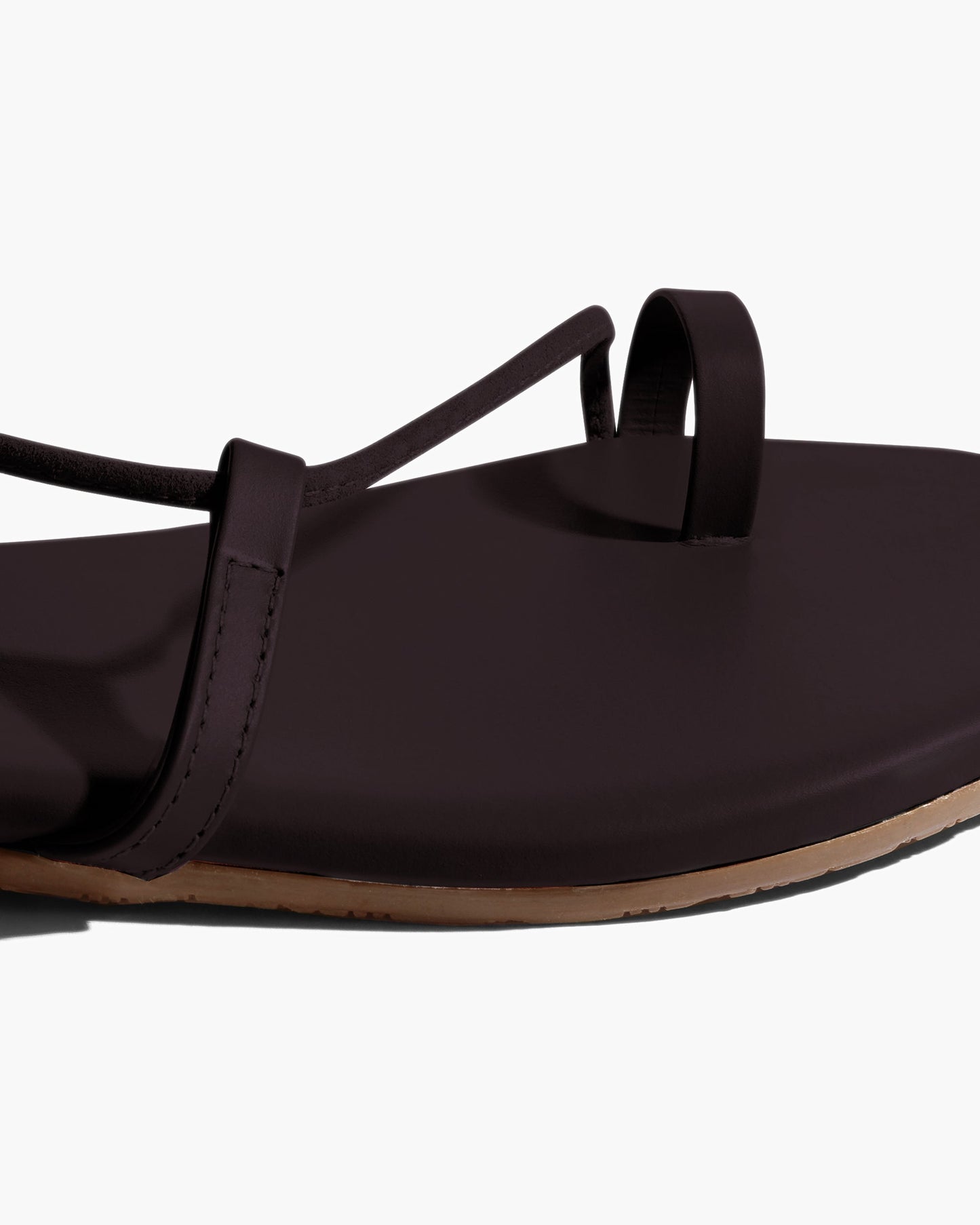 Jo Leather Sandals in Black - TKEES