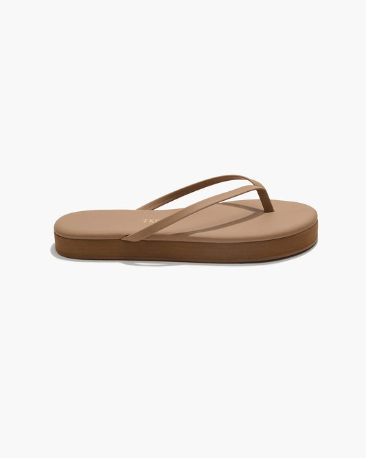 Lily Platforms Platform Sandals in Cocobutter - TKEES
