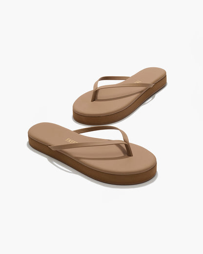 Lily Platforms Platform Sandals in Cocobutter - TKEES