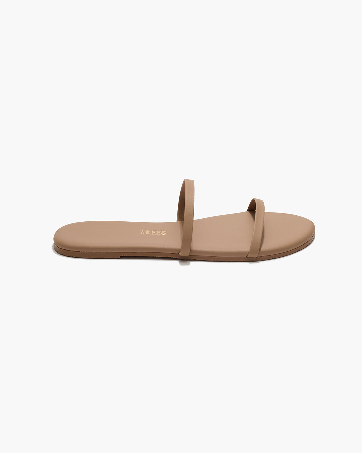 Gemma Leather Sandals in Cocobutter - TKEES