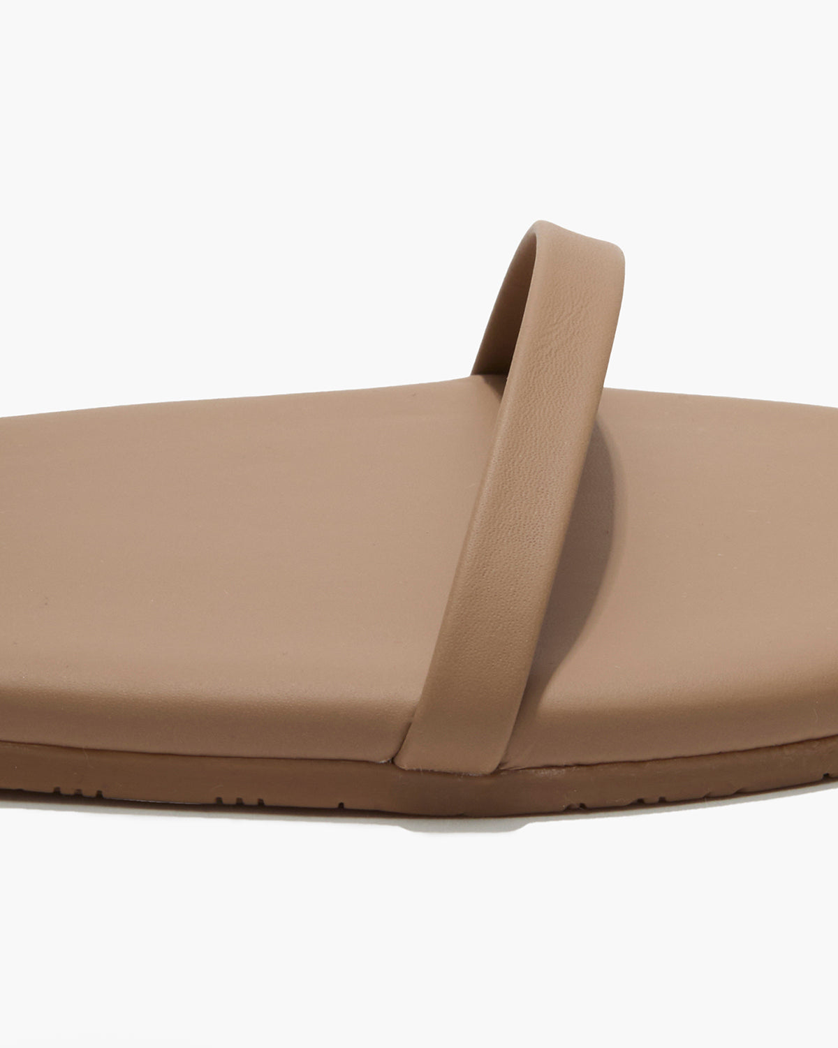 Gemma Leather Sandals in Cocobutter - TKEES