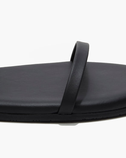 Gemma Leather Sandals in Sable - TKEES