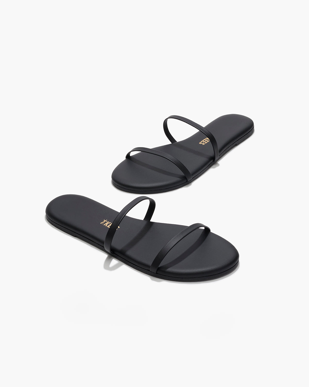 Gemma Leather Sandals in Sable - TKEES