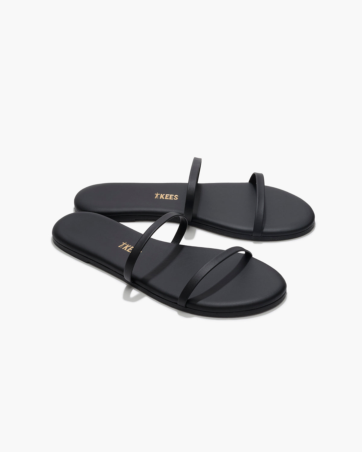 Gemma Leather Sandals in Sable - TKEES