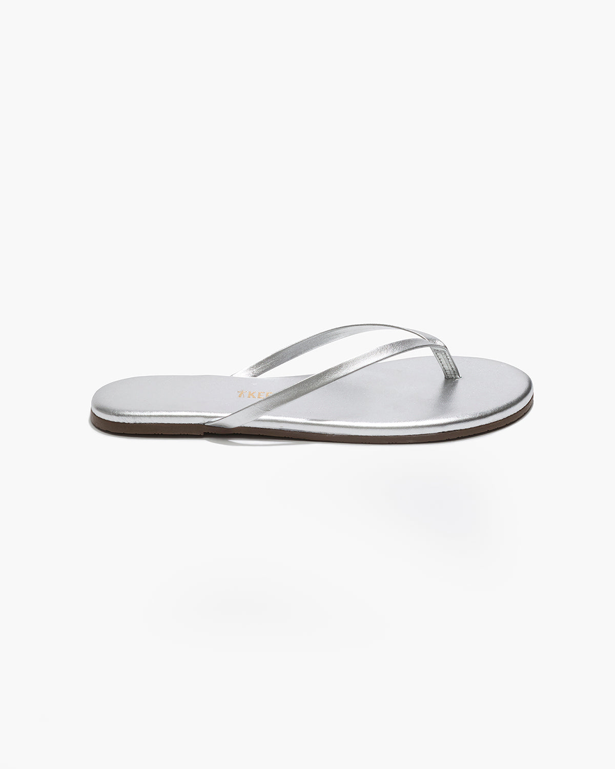 Lily Metallics Leather Flip Flops in Fairylust - TKEES