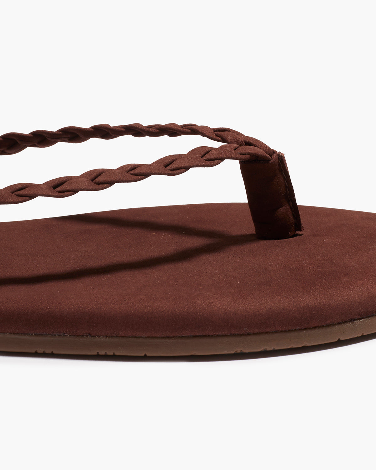 Lily Braid Bourbon Flip Flops  - TKEES
