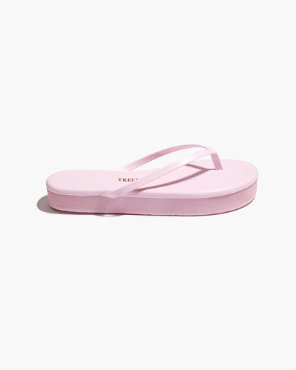 Lily Platforms Platform Sandals in Powder Pink - TKEES