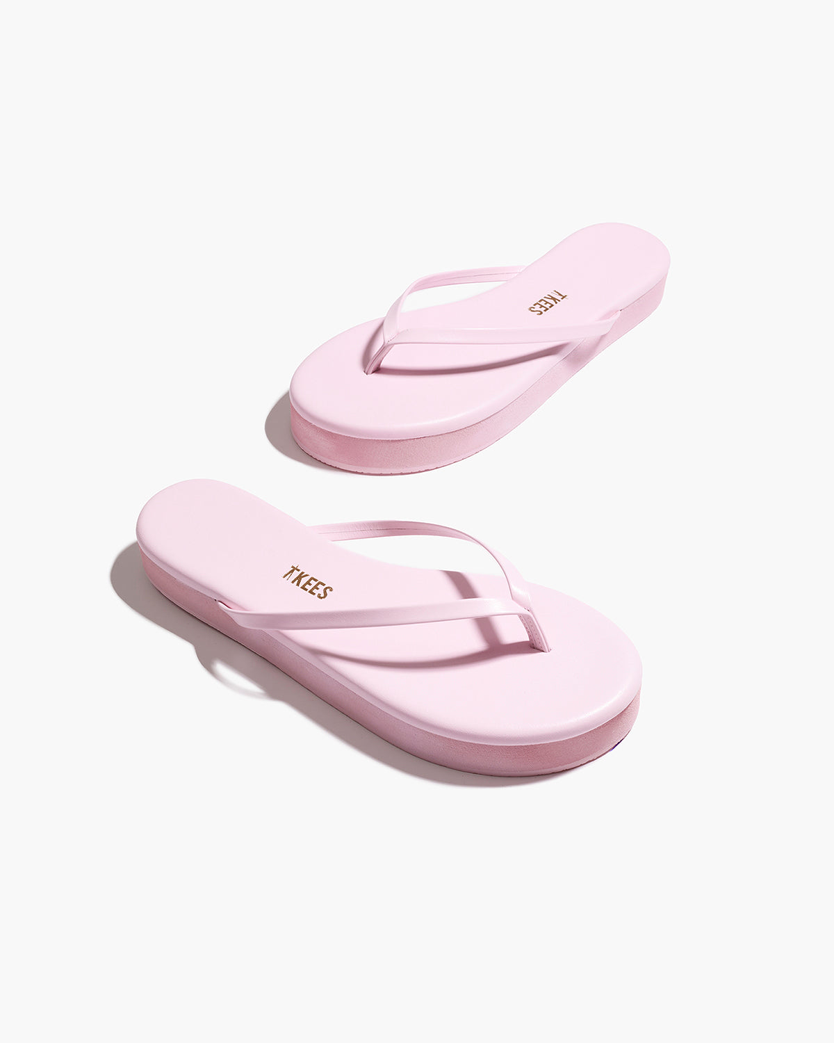Lily Platforms Platform Sandals in Powder Pink - TKEES