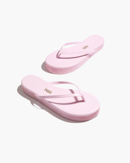 Lily Platforms Platform Sandals in Powder Pink - TKEES