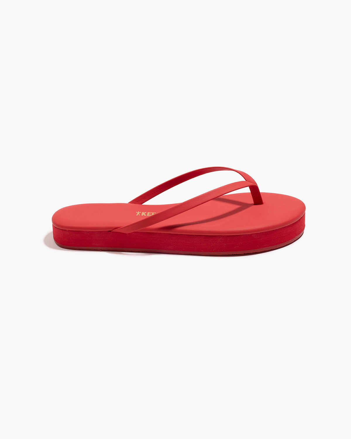 Lily Platforms Platform Sandals in Red - TKEES
