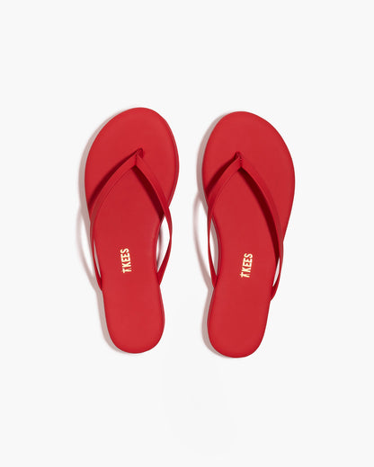 Lily Platforms Platform Sandals in Red - TKEES