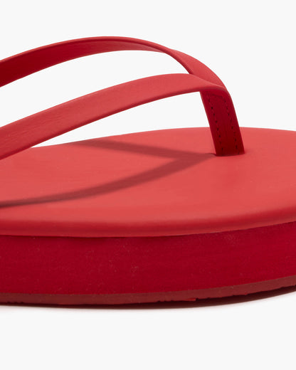 Lily Platforms Platform Sandals in Red - TKEES