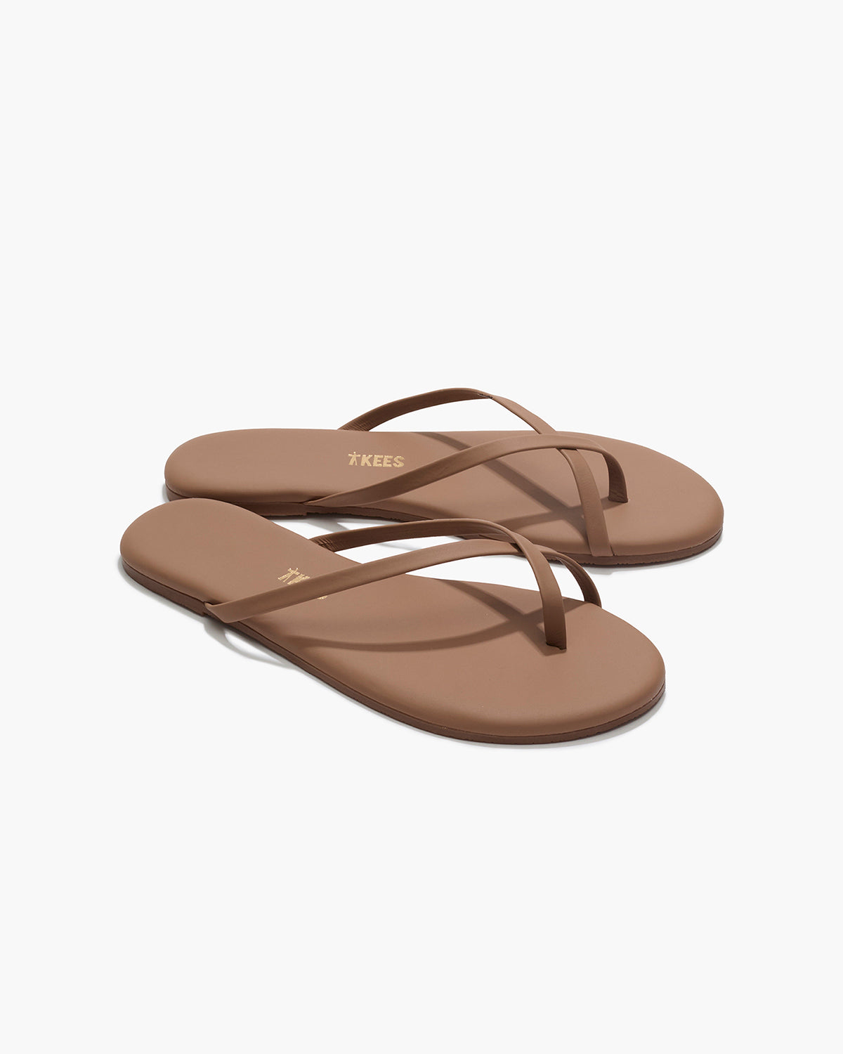 Riley Leather Sandals in Beach Bum - TKEES