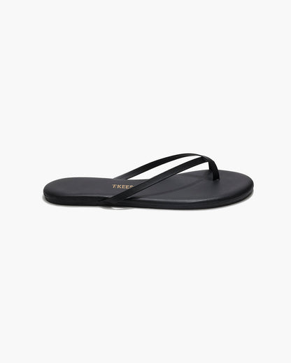 Riley Leather Sandals in Sable - TKEES