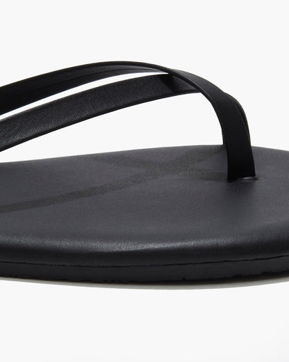 Riley Leather Sandals in Sable - TKEES