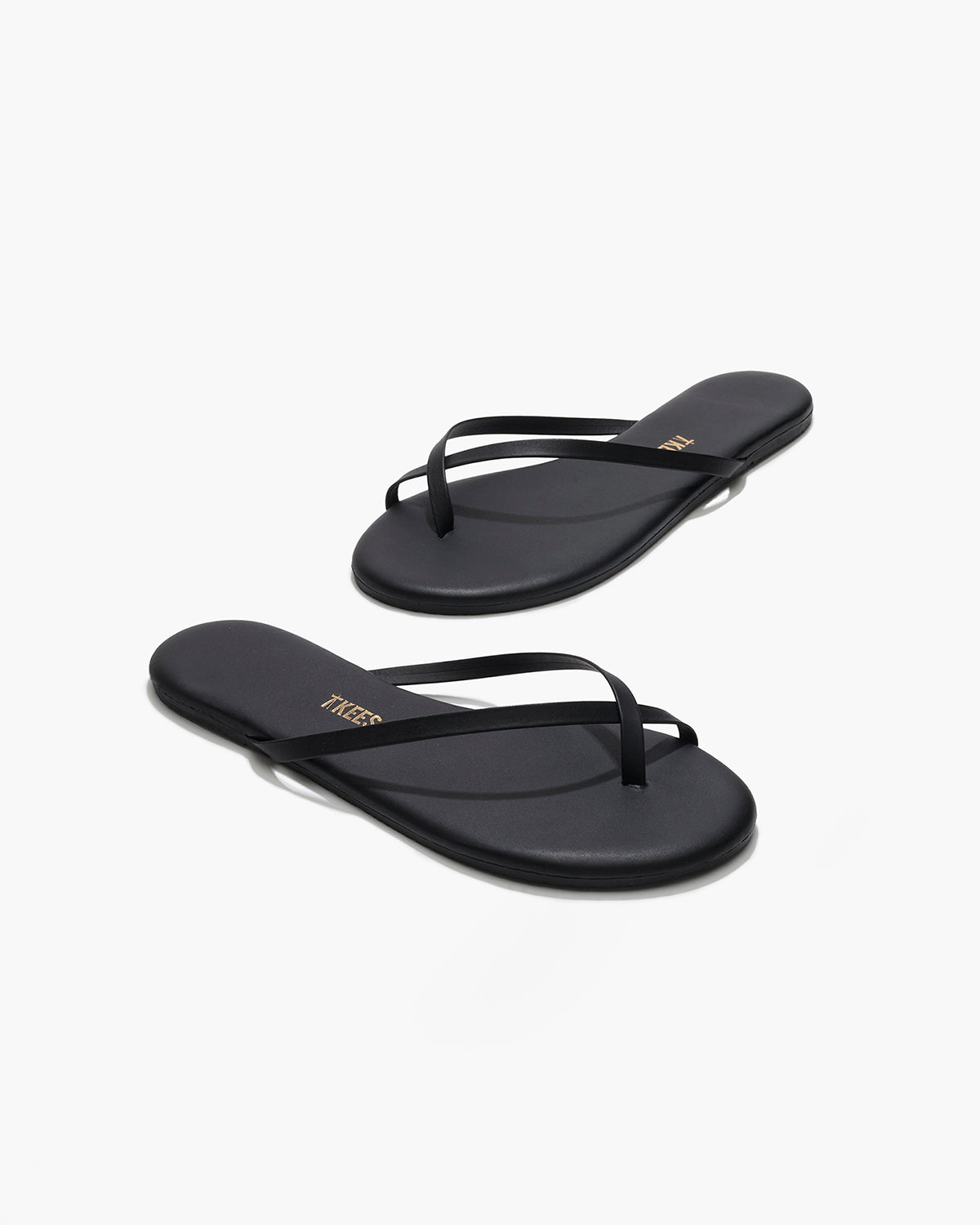 Riley Leather Sandals in Sable - TKEES