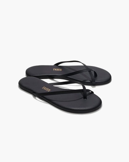Riley Leather Sandals in Sable - TKEES