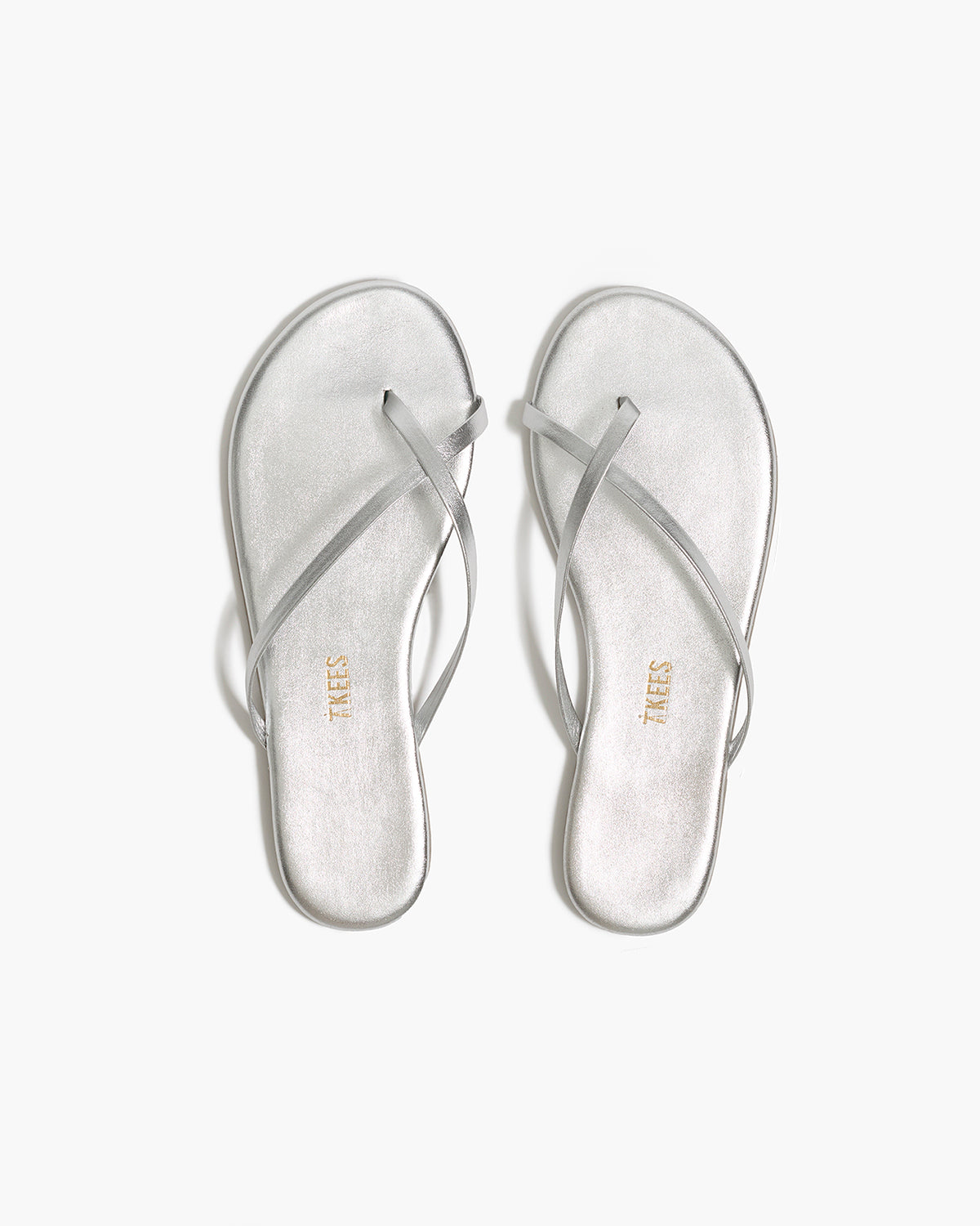 Riley Metallics Leather Sandals in Fairylust - TKEES