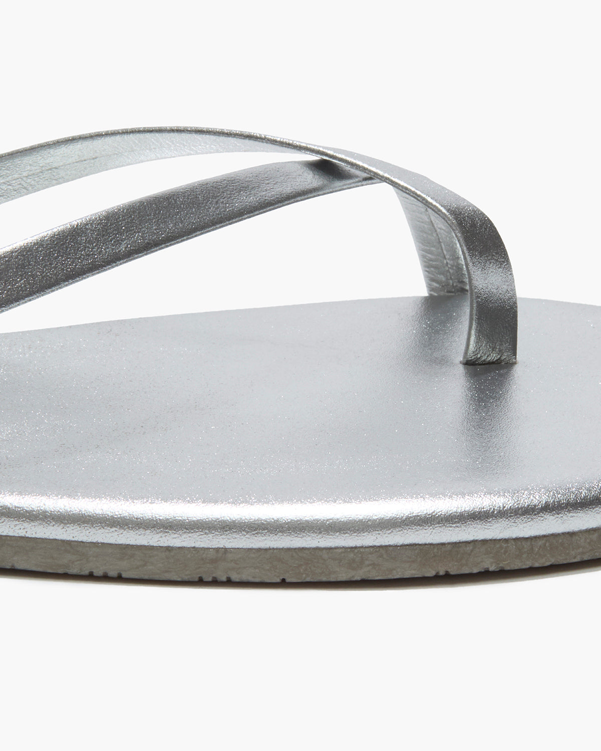 Riley Metallics Leather Sandals in Fairylust - TKEES