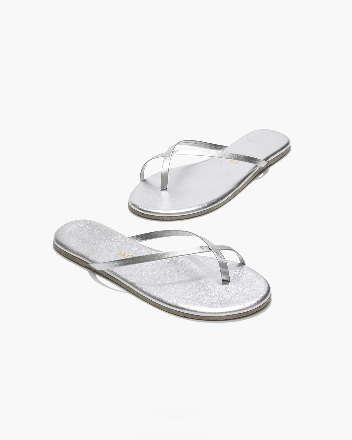 Riley Metallics Leather Sandals in Fairylust - TKEES