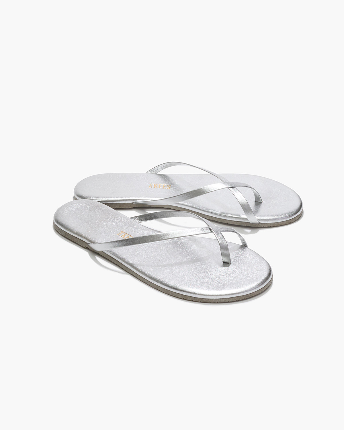 Riley Metallics Leather Sandals in Fairylust - TKEES