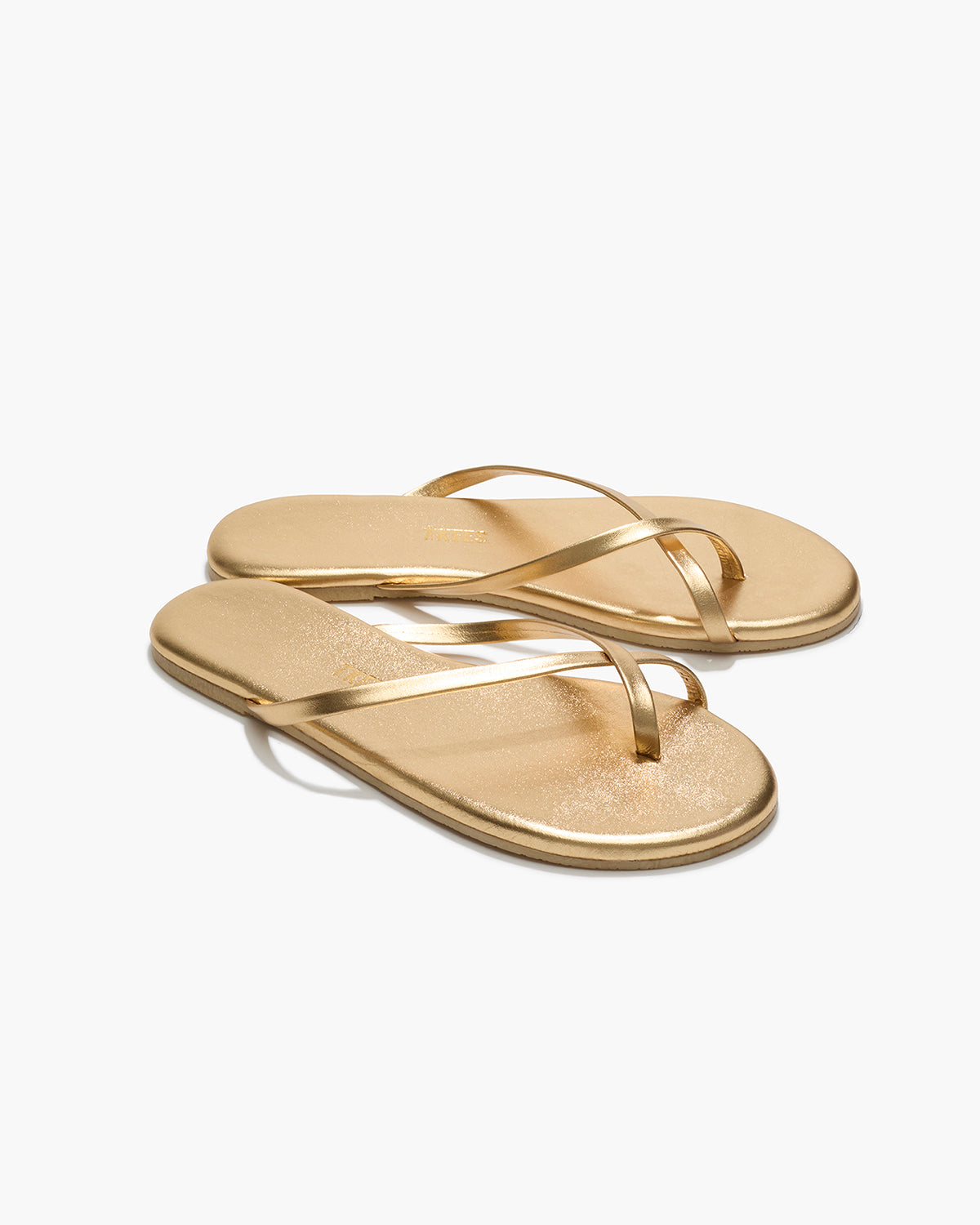Riley Metallics Leather Sandals in Blink - TKEES