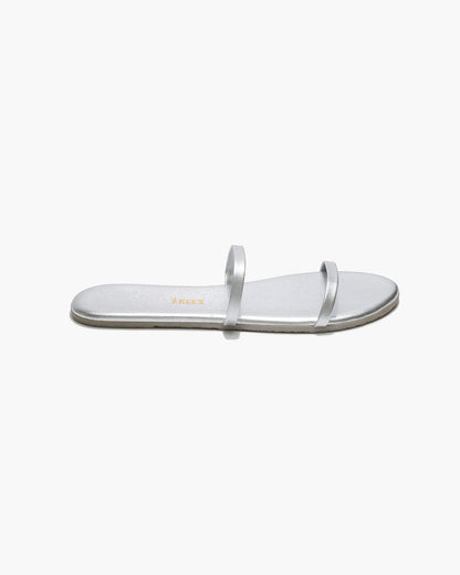 Gemma Metallics Leather Sandals in Fairylust - TKEES