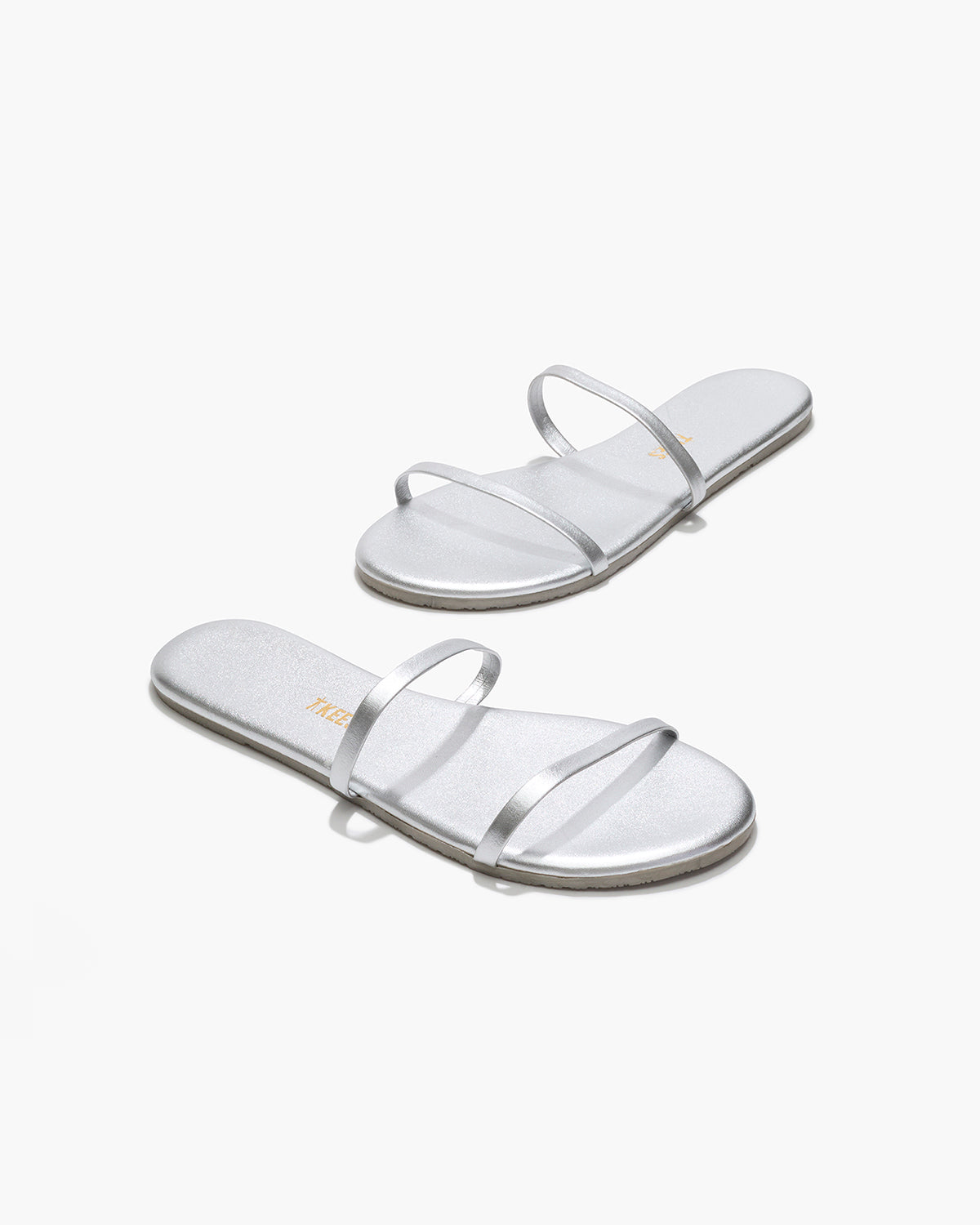 Gemma Metallics Leather Sandals in Fairylust - TKEES