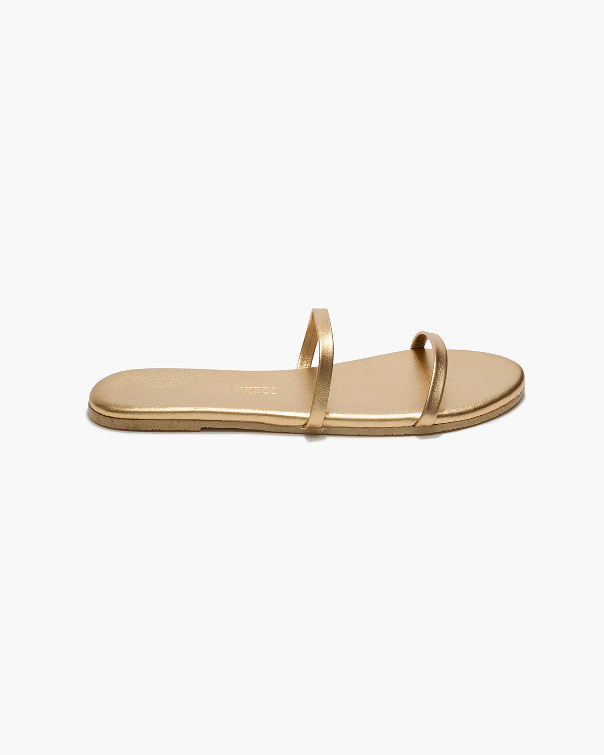 Gemma Metallics Leather Sandals in Blink - TKEES