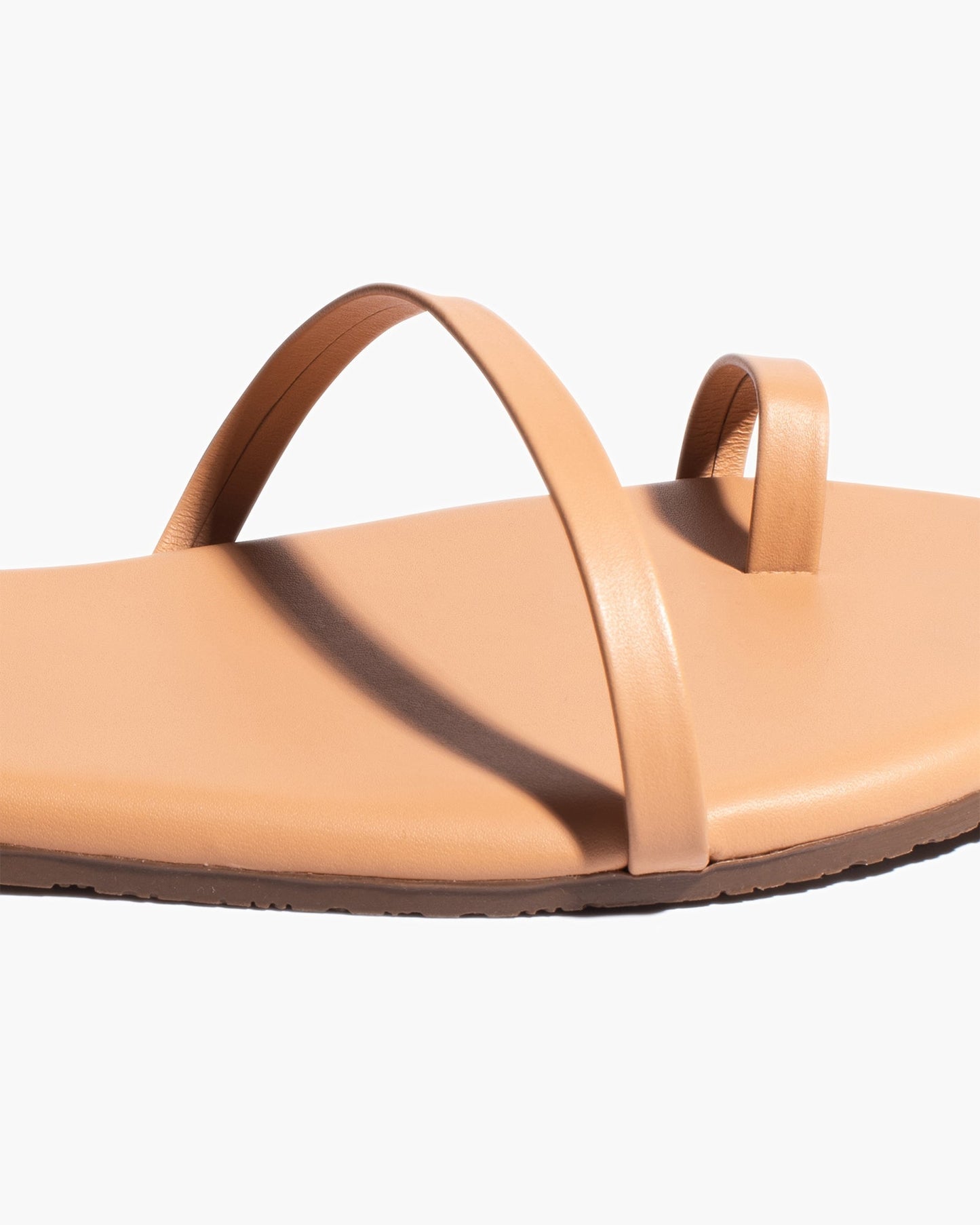 Mia Napa Leather Sandals in Pout - TKEES