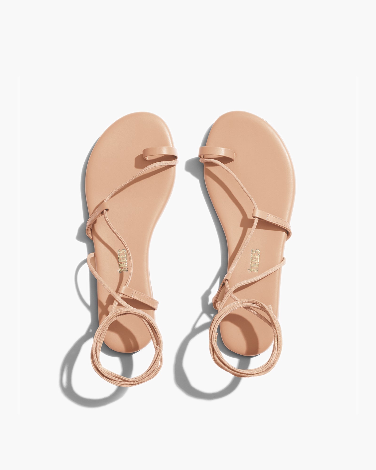 Jo Leather Sandals in Purdy - TKEES