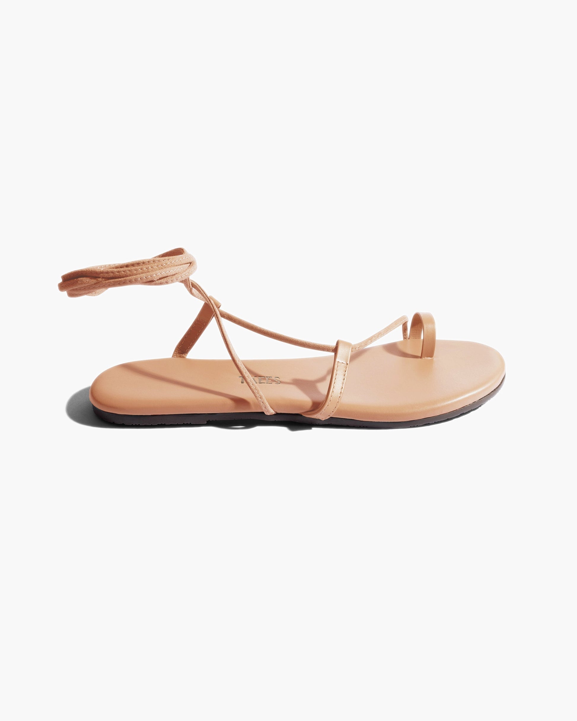 Jo Leather Sandals in Purdy - TKEES