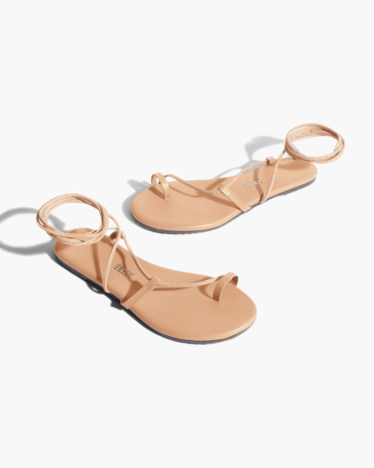 Jo Leather Sandals in Purdy - TKEES