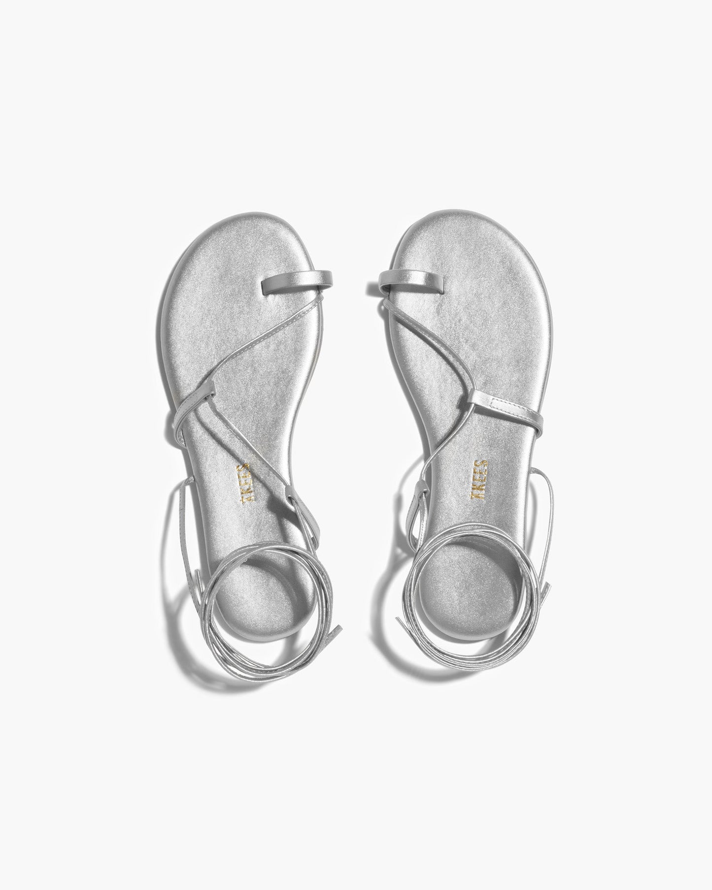 Jo Metallics Leather Sandals in Fairylust - TKEES