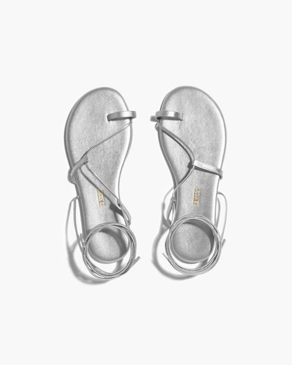Jo Metallics Leather Sandals in Fairylust - TKEES
