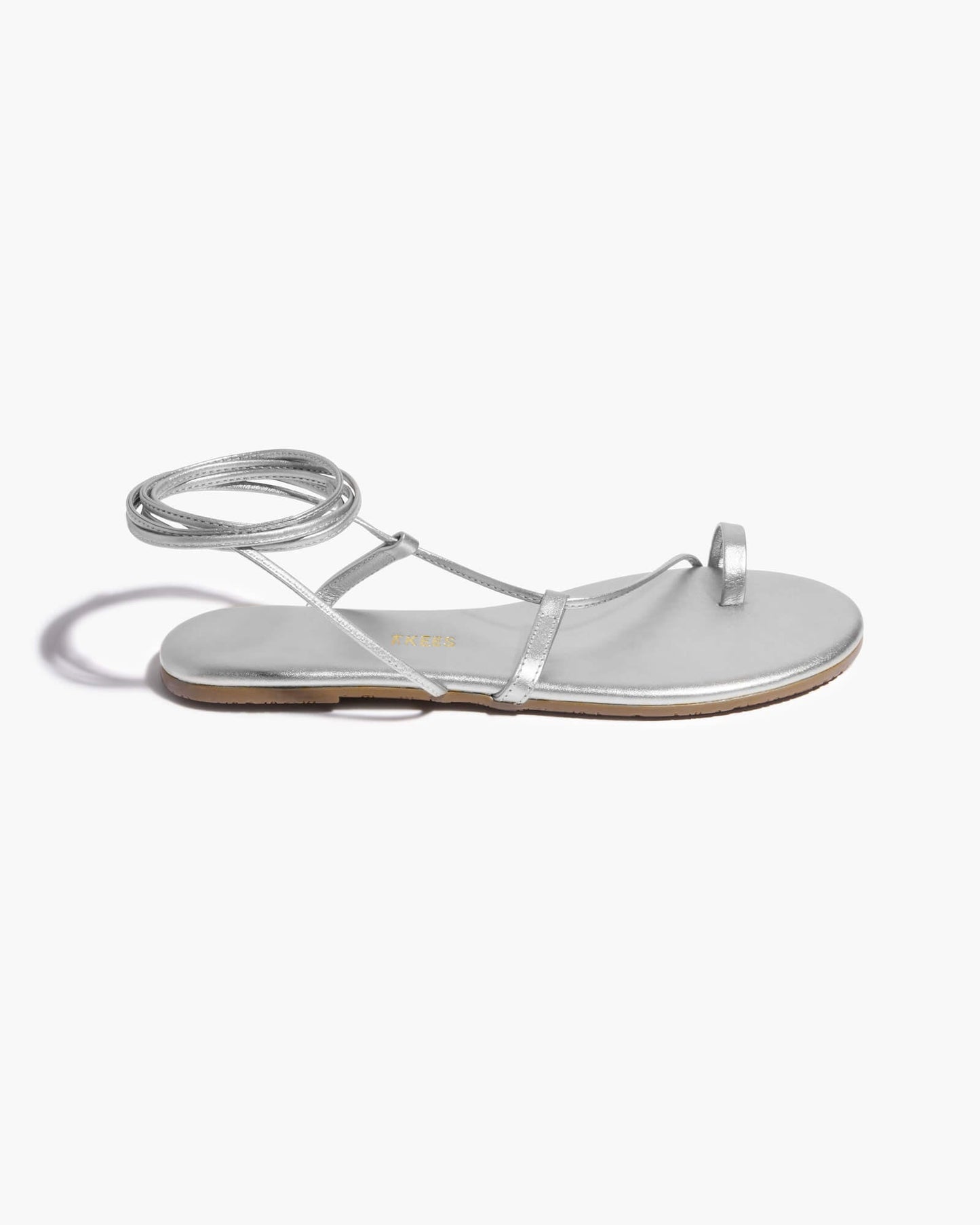Jo Metallics Leather Sandals in Fairylust - TKEES