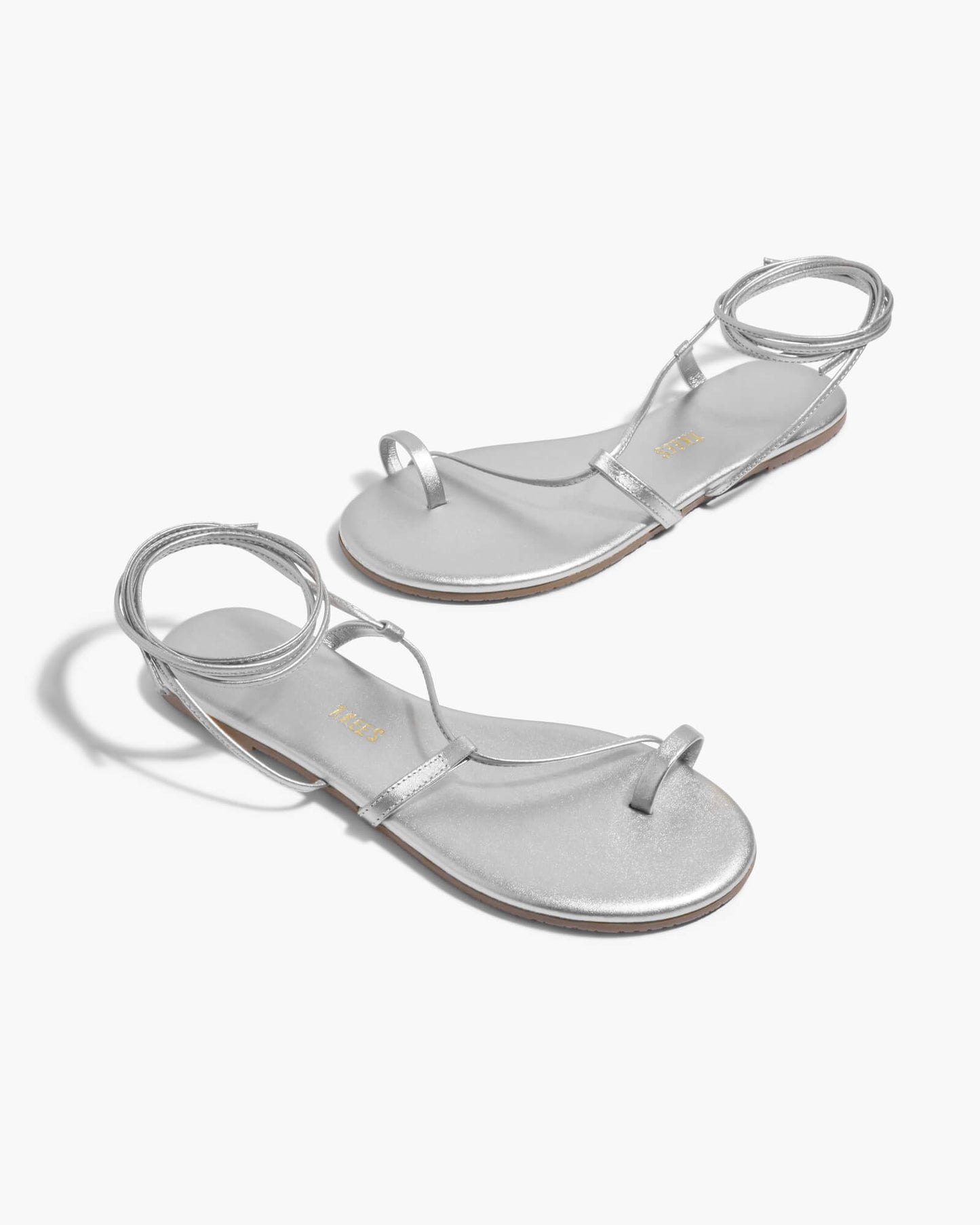Jo Metallics Leather Sandals in Fairylust - TKEES