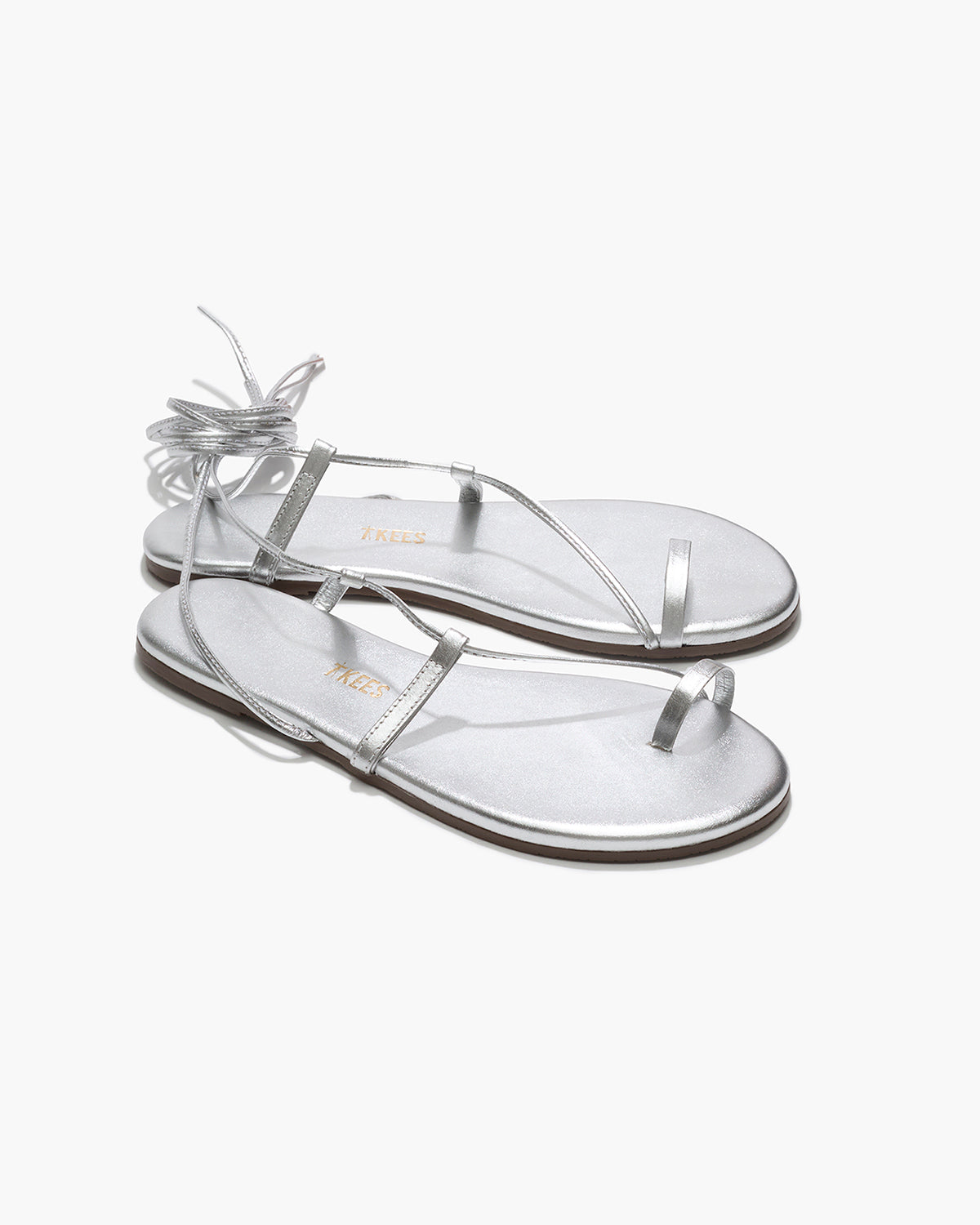 Jo Metallics Leather Sandals in Fairylust - TKEES