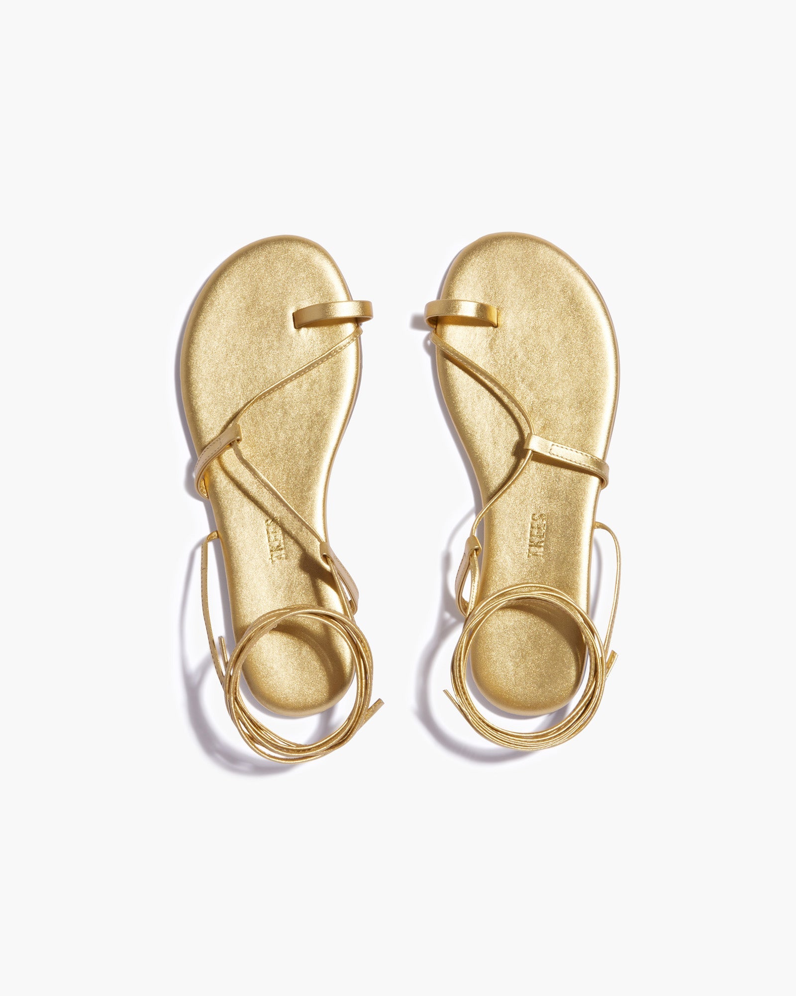 Jo Metallics Leather Sandals in Blink - TKEES
