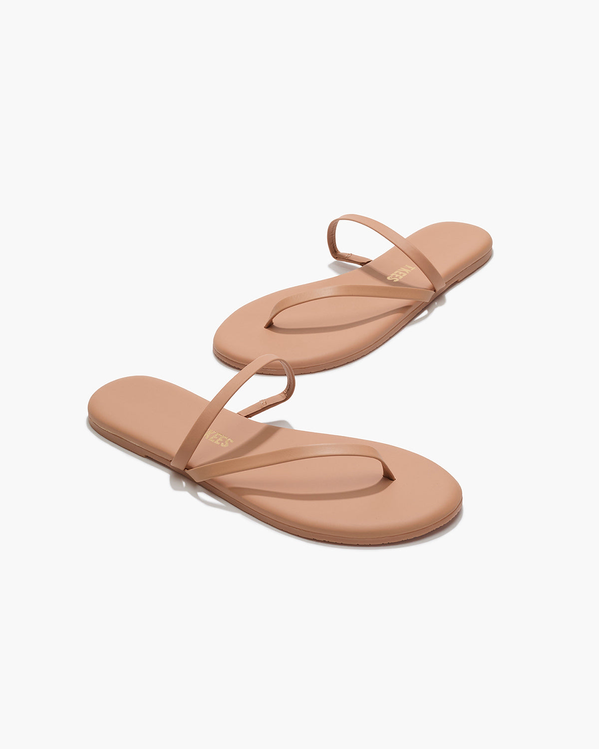 Sarit Leather Sandals in Pout - TKEES