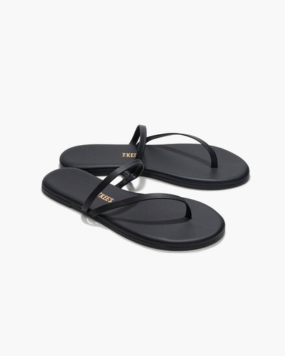 Sarit Leather Sandals in Sable - TKEES