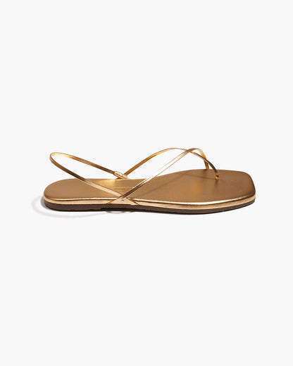 Square Toe Millie Leather Sandals in Blink - TKEES