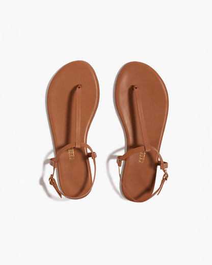 Mariana Leather Sandals in Au Naturale - TKEES
