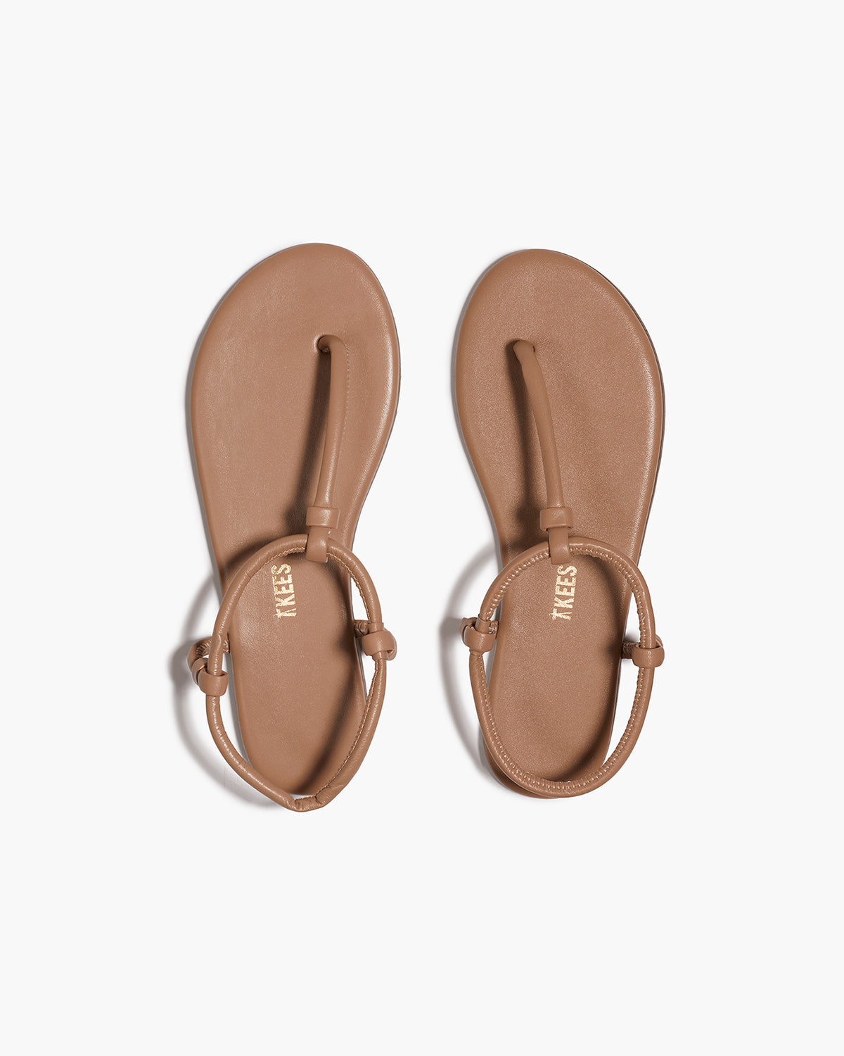 Tubular Mariana Leather Sandals in Cocobutter - TKEES