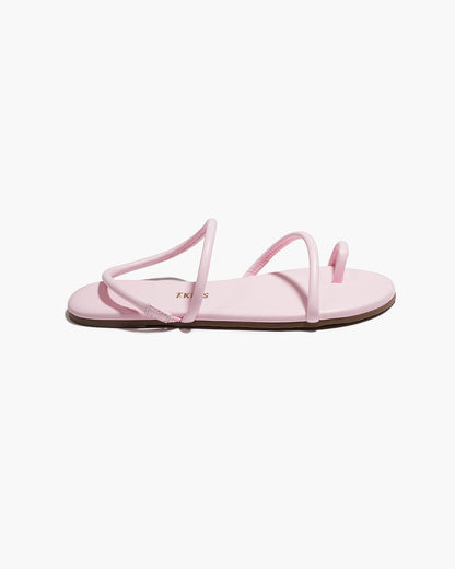 Tubular Mia Napa Leather Sandals in Powder Pink - TKEES