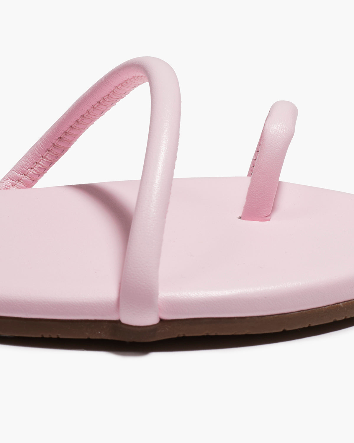 Tubular Mia Napa Leather Sandals in Powder Pink - TKEES