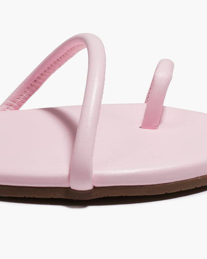 Tubular Mia Napa Leather Sandals in Powder Pink - TKEES